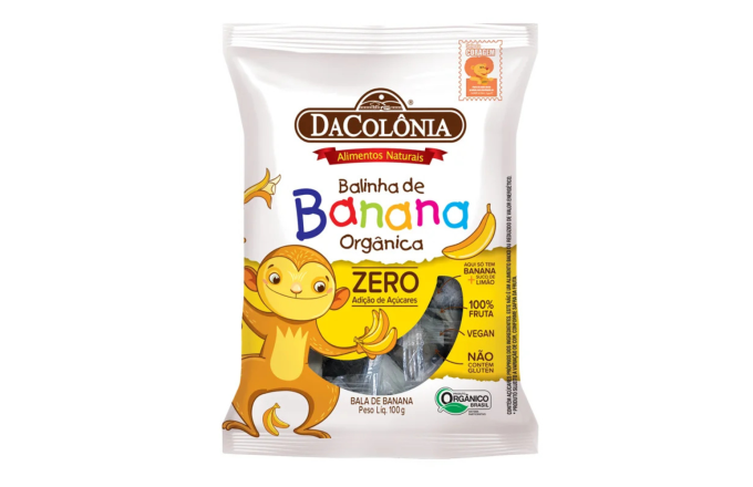 Bala de Banana Orgânica