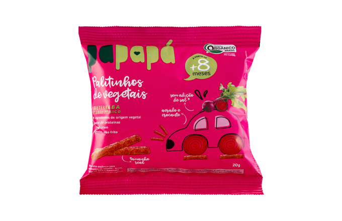 Palitinhos de Vegetais Beterraba
