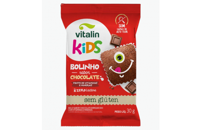 Bolinho Vitalin Kids Chocolate 30g