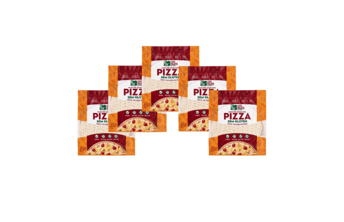 Massa de Pizza Sem Glúten Casa Rigani 175g - 5 unidades