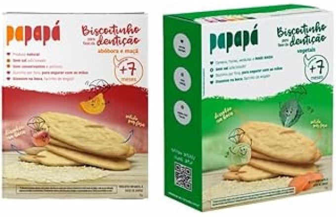 Biscoito infantil a base de arroz