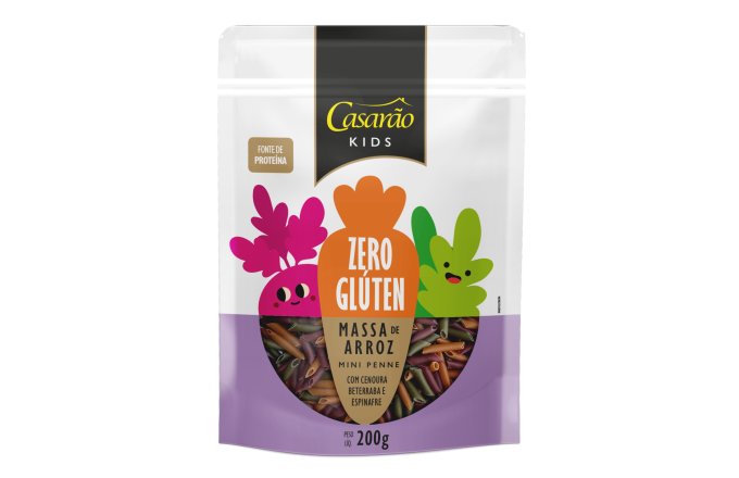 Massa alimentícia de arroz kids