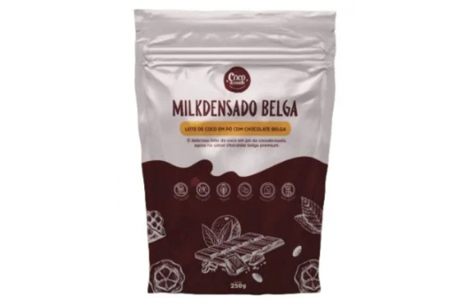 Milkdensado - leite de coco com chocolate belga