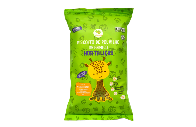 Hortaliças: biscoito de polvilho 
