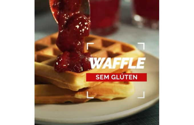 Waffle sem glúten 