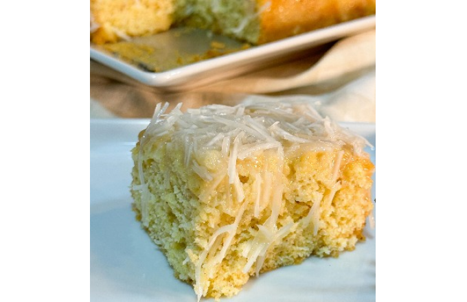Bolo de Coco - Toalha Felpuda Sem glúten