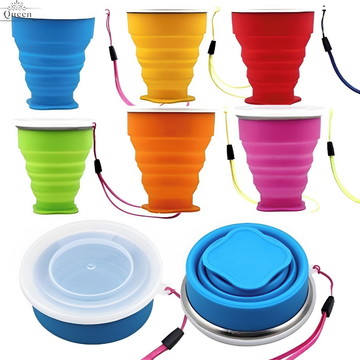 COPO RETRÁTIL DOBRÁVEL DE SILICONE 200ML