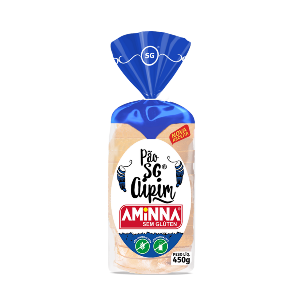 Pão sem glúten com aipim