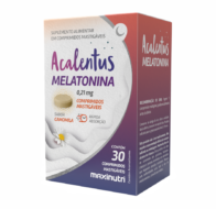 Acalentus Melatonina Mastigável Sabor Camomila 30 Comprimidos