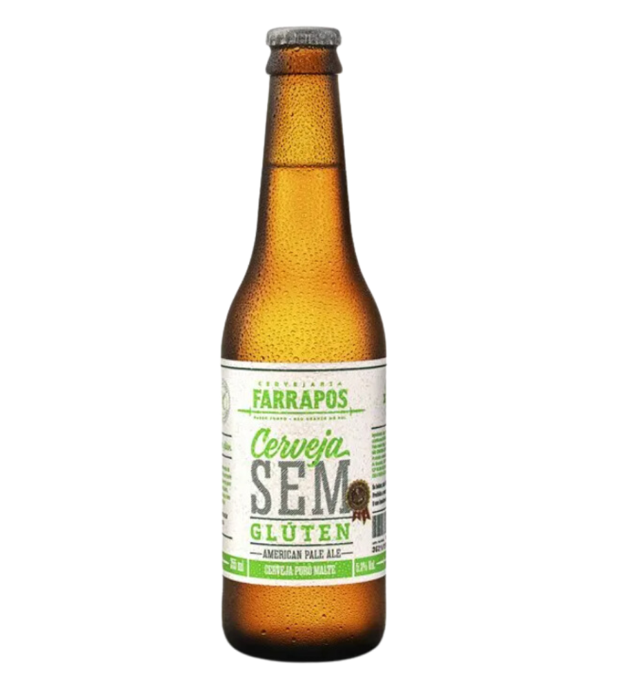 Cerveja Artesanal Farrapos Apa Sem Glúten - 355 Ml