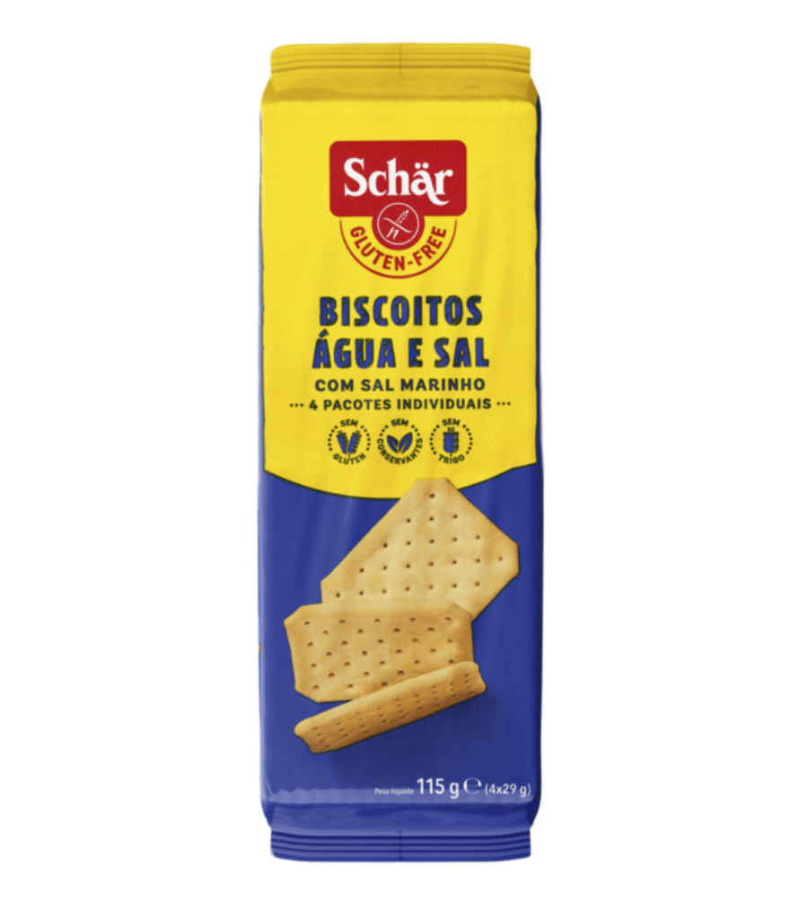 Biscoito salgado leve sem glúten