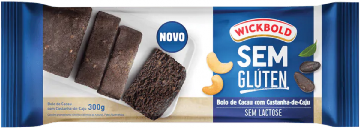 Bolo sem glúten de cacau com castanha de caju
