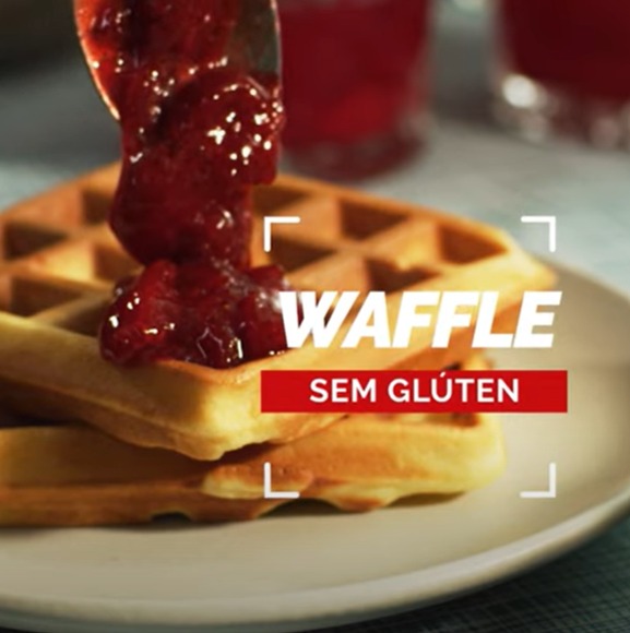 Waffle sem glúten 